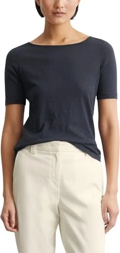 Marc O'Polo Regular Boat Neck T-Shirt kurzarm manic midnight (Damen)