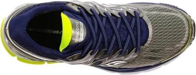 Saucony Hurricane Iso grey/twilight/citron (Damen)
