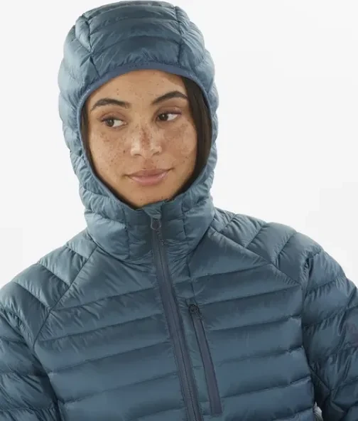 Salomon Elixir Micro Down Hooded Funktionsjacke midnight navy (Damen)