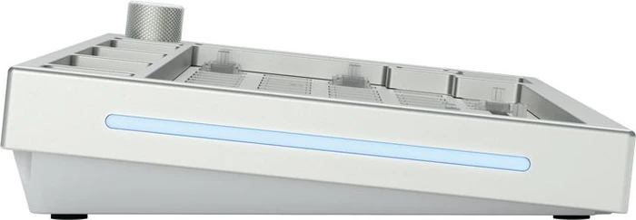 Glorious GMMK Pro 75% Layout Barebone Tastatur, White Ice weiß, ANSI