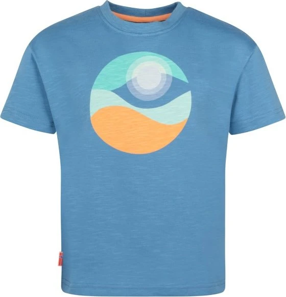 Trollkids Girls Halsafjord Funktionsshirt kurzarm cornflower (Junior)