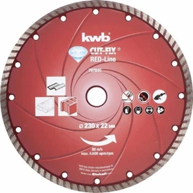 kwb CUT-FIX Red-Line Diamanttrennscheibe, 230x2.8x22.23mm, 1 Stück