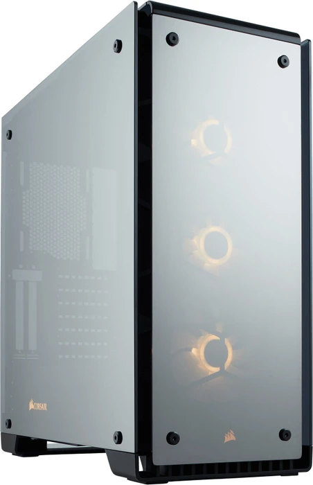 Corsair Crystal Series 570X RGB Mirror Black, schwarz, Glasfenster