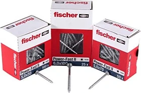 fischer PowerFast FPF II PTF BC T10 3x30 Spanplattenschraube, 3x30mm, 200 Stück
