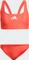 adidas 3-Streifen V-Back Bikini-Set semi lucid red/white (Damen) Vorschaubild