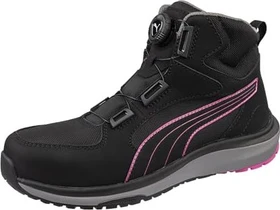 Puma Aspire Disc Mid S3S ESD Sicherheitsschuhe schwarz (Damen)