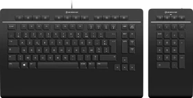 3Dconnexion Keyboard Pro with Numpad, USB/Bluetooth, FR (3DX-700097)