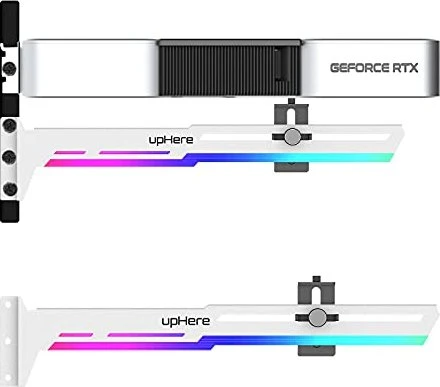 upHere Gaming G276, weiß, Grafikkarten-Halterung 1-fach