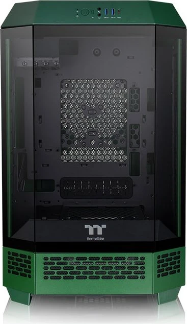 Thermaltake The Tower 300 Racing Green, grün, Glasfenster