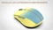 Inca IWM-511RS Wireless Mouse gelb/blau, USB/Bluetooth Vorschaubild