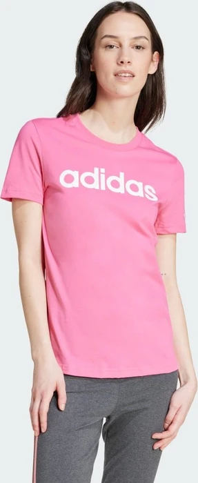 adidas Loungewear Essentials Slim Logo T-Shirt kurzarm pulse magenta (Damen)