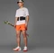 adidas Xperior Shorts Laufhose kurz semi impact orange (Herren) Vorschaubild