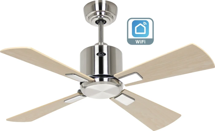 CasaFan Eco Neo III 92 BN-AH/BU WiFi Deckenventilator ahorn/buche/chrom gebürstet