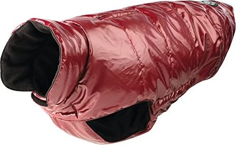 Hunter Tampere Hundemantel, Wintermantel, gesteppt, wasserabweisend, wattiert, Fleecefutter, 35, rot (62906)