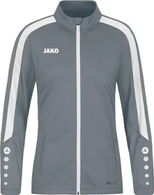 Jako Power Polyester Trainingsjacke stone grey (Damen)