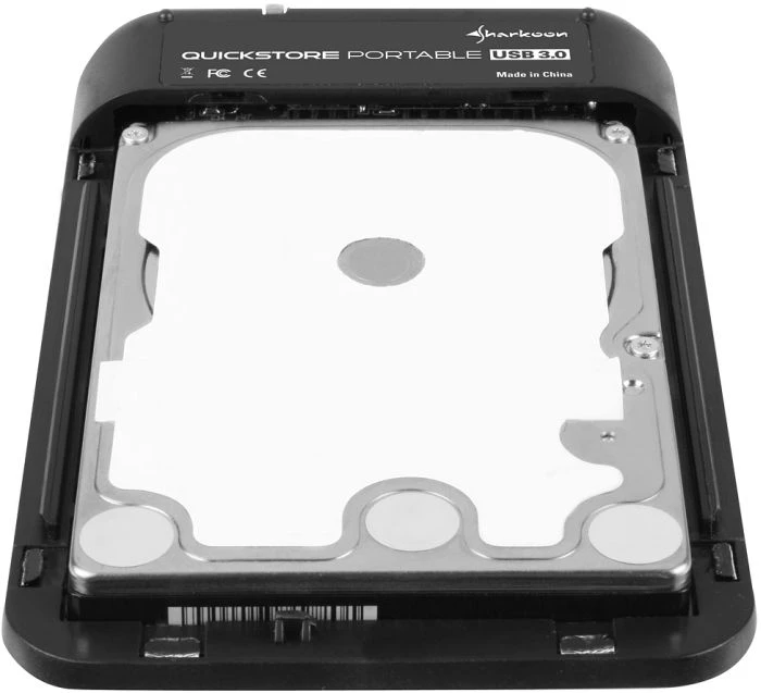 Sharkoon Quickstore portable schwarz, USB 3.0 Micro-B