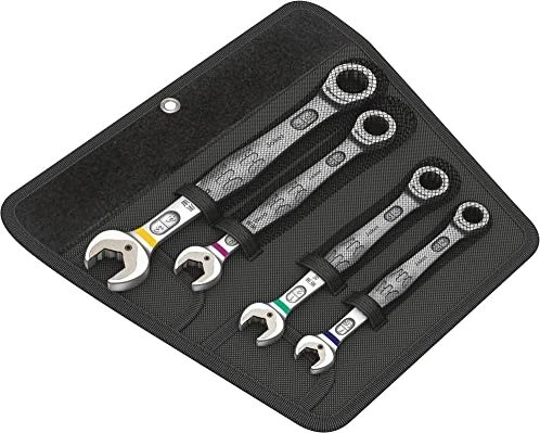 Wera 6000 Joker 4 Imperial Set 1 zöllig Schraubenschlüsselsatz inkl. Tasche, 4-tlg.
