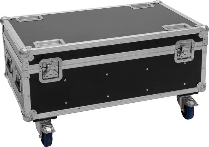 Roadinger Flightcase 4x LED PMB-4 COB QCL mit Rollen