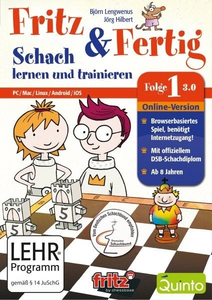 Chessbase Fritz & Fertig! Folge 1: Schach lernen und trainieren (deutsch) (PC)
