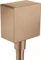Hansgrohe Axor ShowerSolutions Wandanschluss eckig brushed red gold Vorschaubild