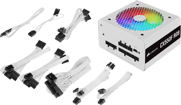 Corsair CX-F RGB White Series CX550F RGB 550W, ATX