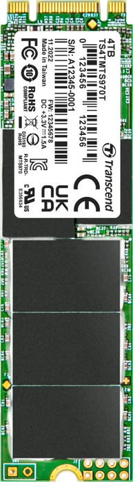 Transcend MTS970T SSD 4TB, M.2 2280 / B-M-Key / SATA 6Gb/s