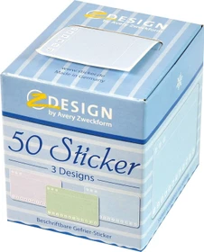 Avery-Zweckform Tiefkühletiketten Sonderformat, 58x38mm, mehrfarbig, 1er-Pack (50 Etiketten)