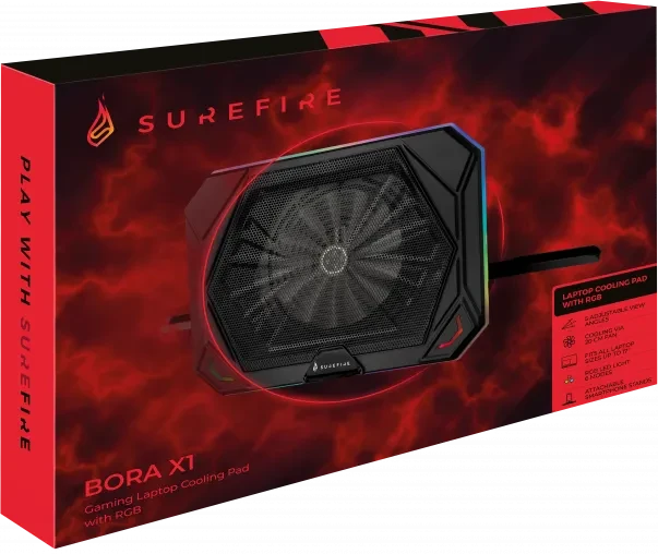 Verbatim Surefire BORA X1, Notebook-Stand/Notebook-Kühler bis 17"