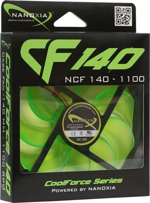 Nanoxia Coolforce Fan 140 - 1100, 140mm