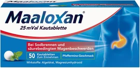 Sanofi-Aventis Maaloxan 25mVal Kautabletten, 50 Stück