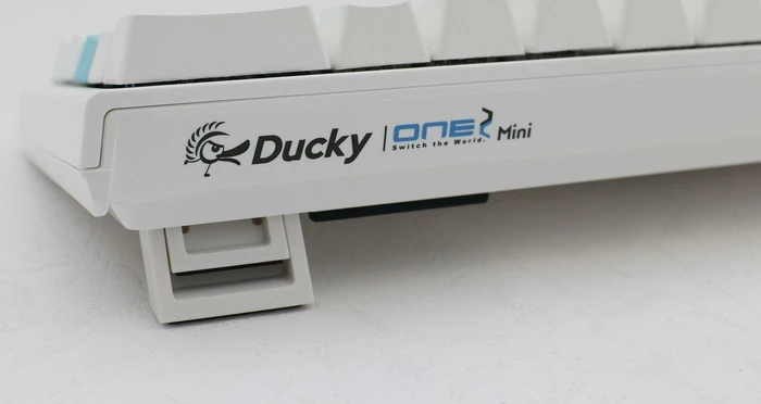 Ducky One 2 Mini RGB PBT, LEDs RGB, weiß, MX RGB BROWN, USB, US