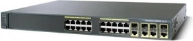 Cisco Catalyst 2960G LAN Base Rackmount Gigabit Managed Switch, 20x RJ-45, 4x RJ-45/SFP (WS-C2960G-24TC-L)