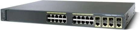 Cisco Catalyst 2960G LAN Base Rackmount Gigabit Managed Switch, 20x RJ-45, 4x RJ-45/SFP