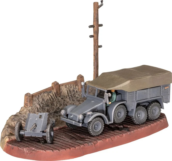 Revell Starter Kit Krupp Protze KFZ 69 with 3.7cm Pak