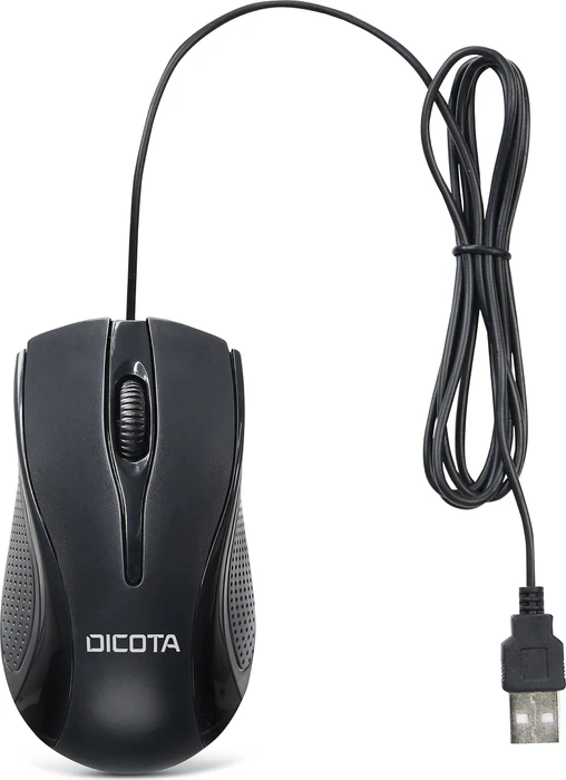 Dicota Kabelgebundene Maus schwarz, USB