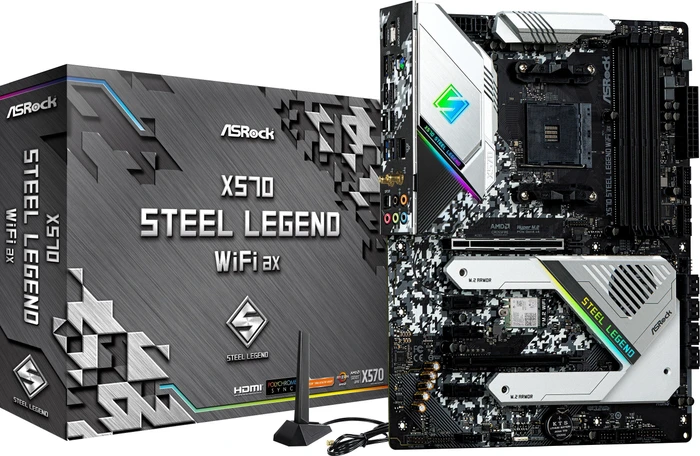 ASRock X570 Steel Legend WiFi ax (AMD AM4)