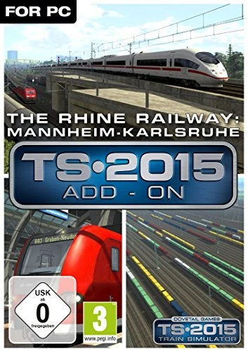 Train Simulator 2015 - The Rhine Railway: Mannheim - Karlsruhe Route (Download) (Add-on) (PC)