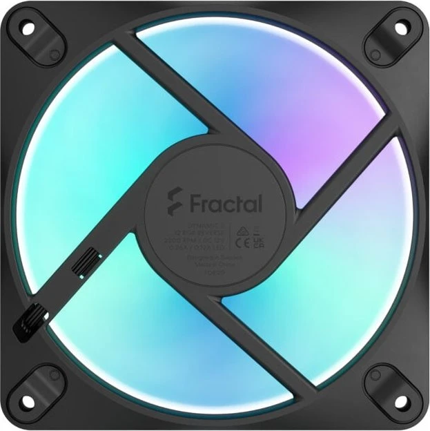 Fractal Design Dynamic 3 Reverse ARGB Black, schwarz, 120mm
