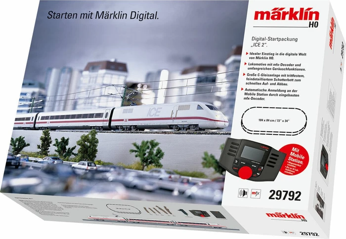 Märklin - Spur H0 Digital-Startpackung - ICE 2