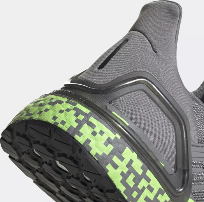 adidas Ultraboost 20 grey three/core black/signal green (Herren)