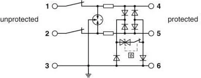 Phoenix Contact TTC-6-3-HF-M-12DC-PT-I - Überspannungsschutzgerät