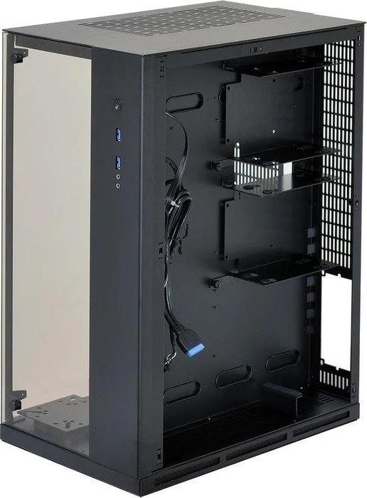 Lian Li PC-O10, schwarz, Glasfenster