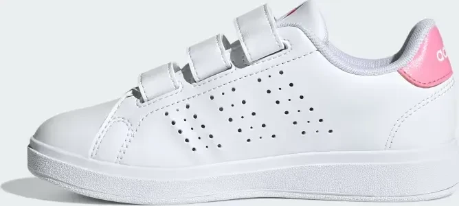 adidas Advantage Base 2.0 cloud white/bliss pink/core black (Junior)