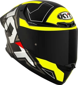 KYT TT-Revo Electron matt schwarz/grau/gelb