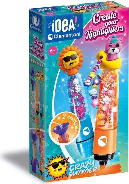 Clementoni Idea Deine Textmarker-Kreationen - Verrückter Sommer