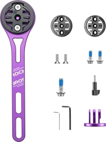 Rockbros Aero Fahrradcomputer Halterung violett