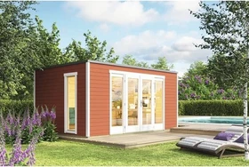 Lasita Maja Palermo 2 Gartenhaus schwedenrot