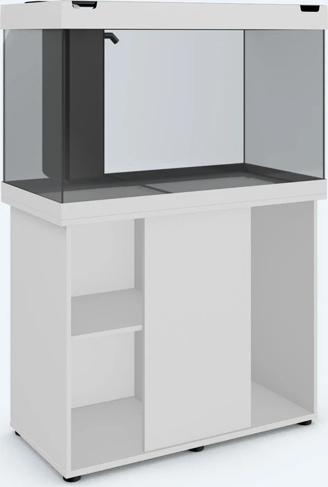 Juwel Rio 290 LED Aquarium-Set mit Unterschrank, weiß/weiß, 290l