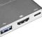 SilverStone EP08 USB 3.0 Typ-C auf HDMI Adapter, silber Vorschaubild