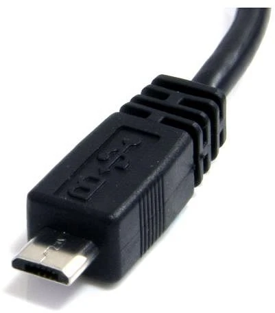 StarTech USB-A 2.0 auf USB 2.0 Micro-B Adapterkabel schwarz, 0.15m